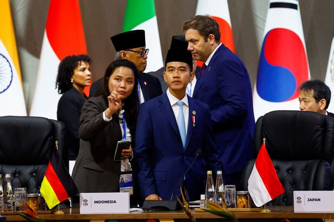 MOMENT WAKIL PRESIDEN GIBRAN DI KTT G20