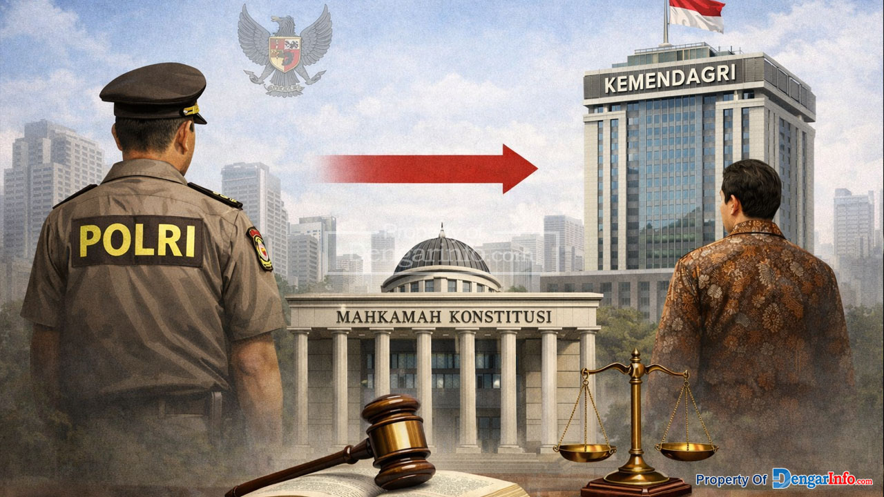 MK Diminta Uji Konstitusionalitas Posisi Polri, Wacana Penempatan di Bawah Kemendagri Mengemuka