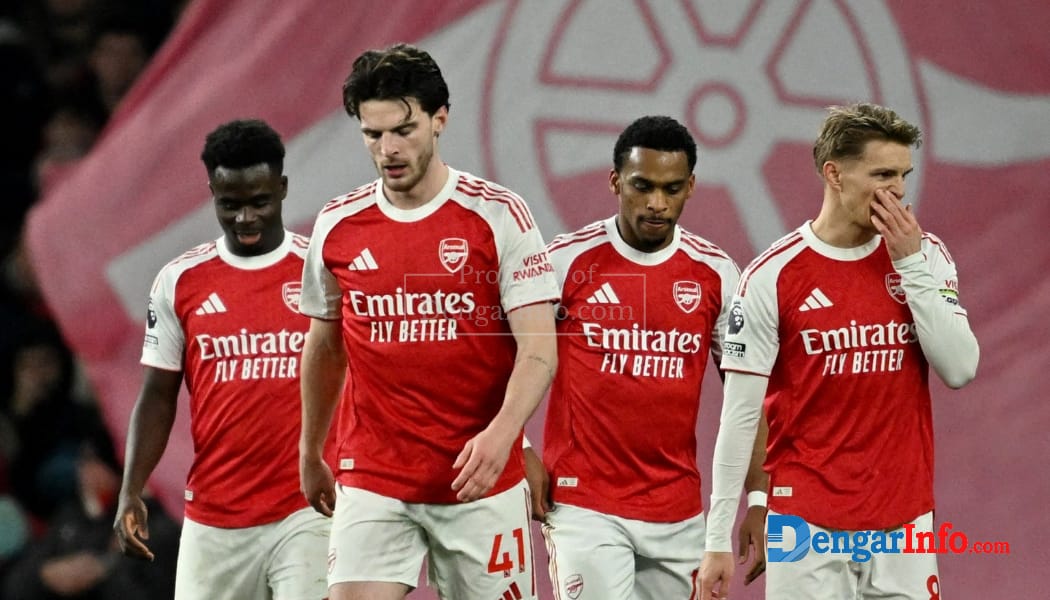 Arsenal Memuncaki Klasemen Liga Inggris dengan 58 Poin, The Gunners Tegaskan Dominasi di Paruh Musim