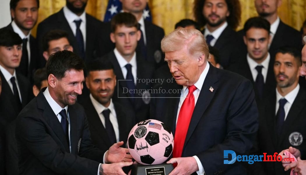 Trump Sambut Messi dan Inter Miami di Gedung Putih Usai Juara MLS Cup 2025