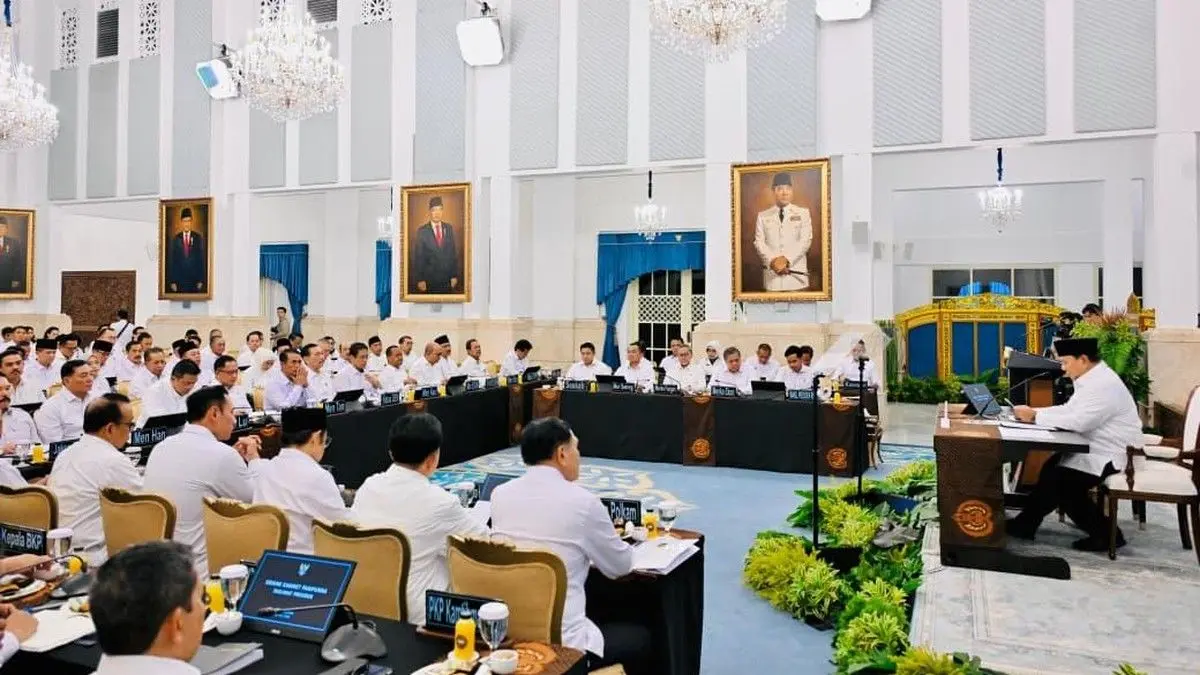 Istana Jelaskan Posisi Duduk Prabowo dan Gibran Saat Sidang Kabinet: Murni Kebutuhan Teknis
