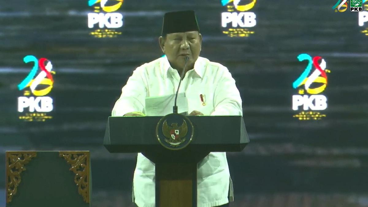 Prabowo Guyon soal "MBG" saat Sapa Bahlil di Harlah PKB, Suasana Acara Disambut Gelak Tawa